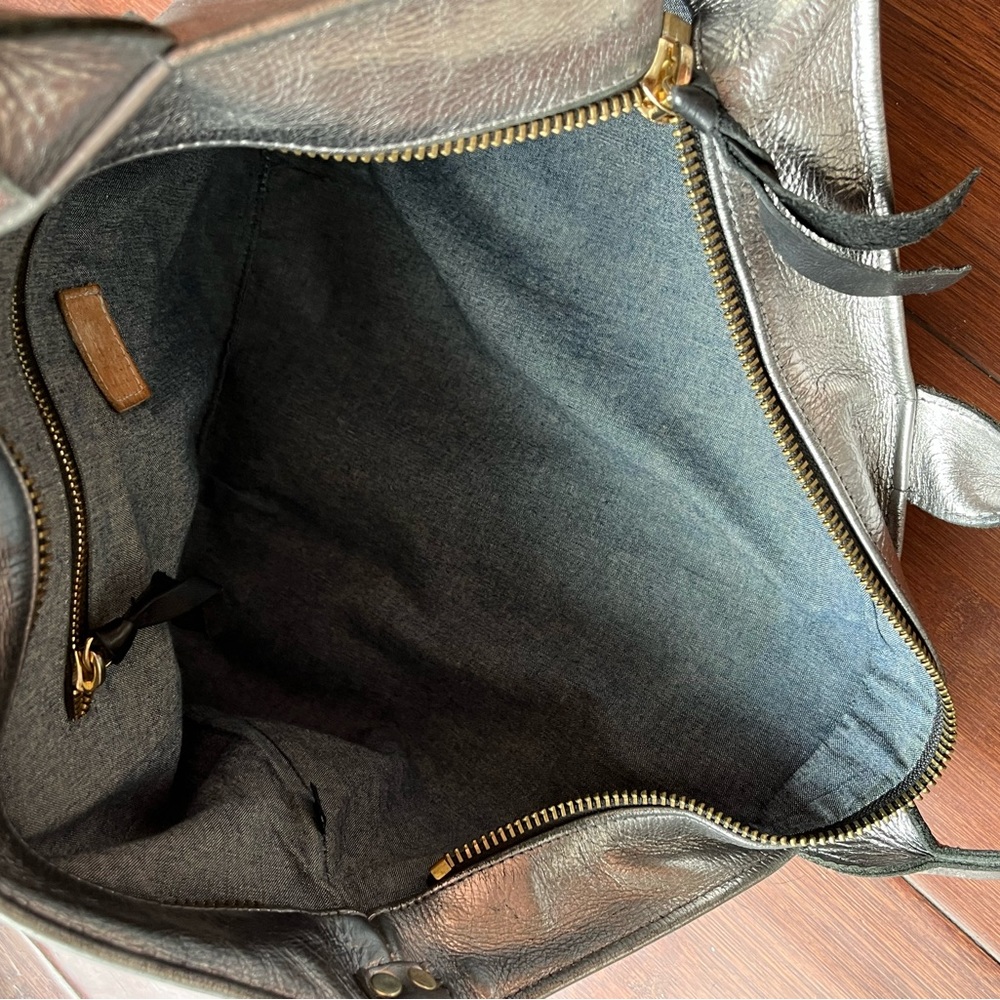 Clare V silver messenger bag - Picture 8 of 15
